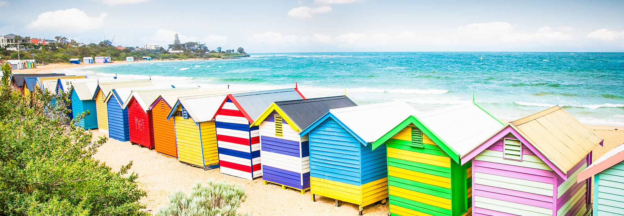 Colourful Bathing Houses 