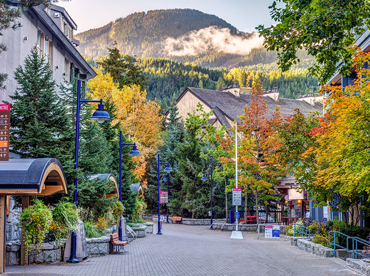 whistler village fall