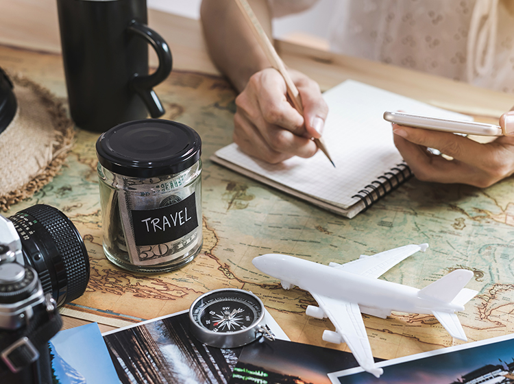 researching and planning a trip