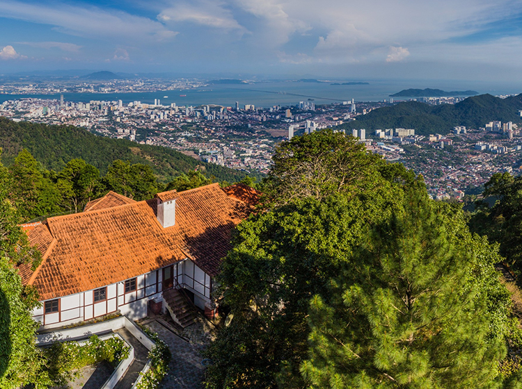  Panoramic view of Penang from Penang Hill