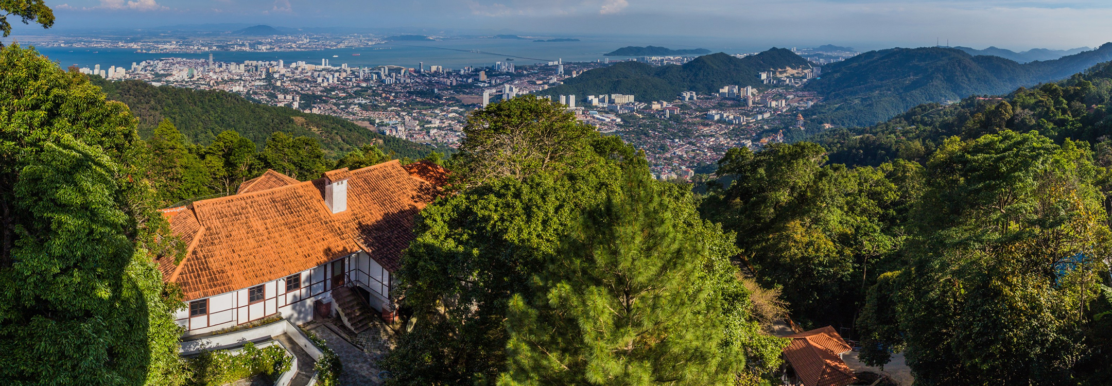 Panoramic view of Penang from Penang Hill