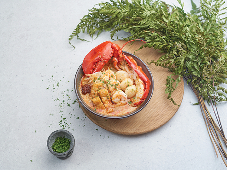 lobster laksa peppermint parkroyal collection marina bay singapore