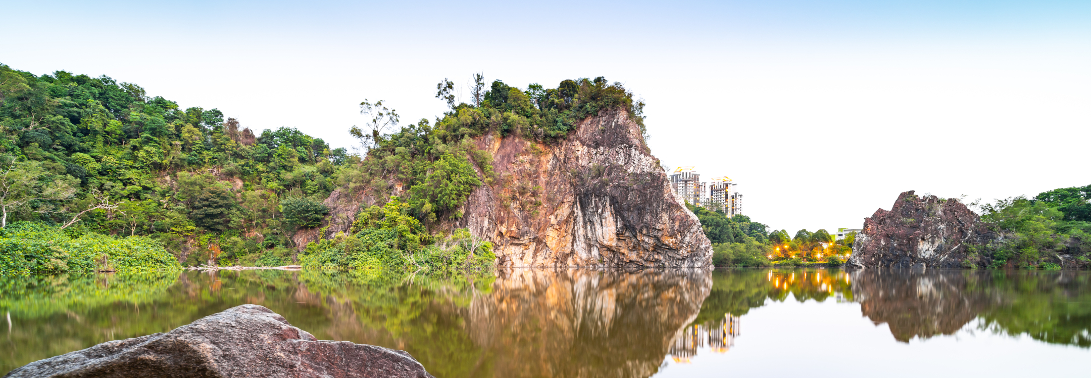 Little Guilin with clear skies