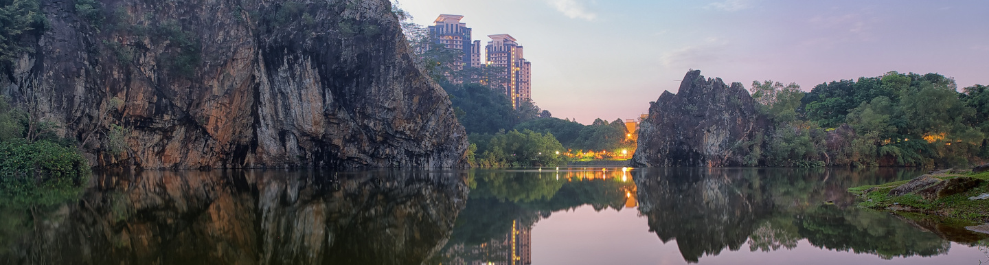 panoramic view of Little Guilin