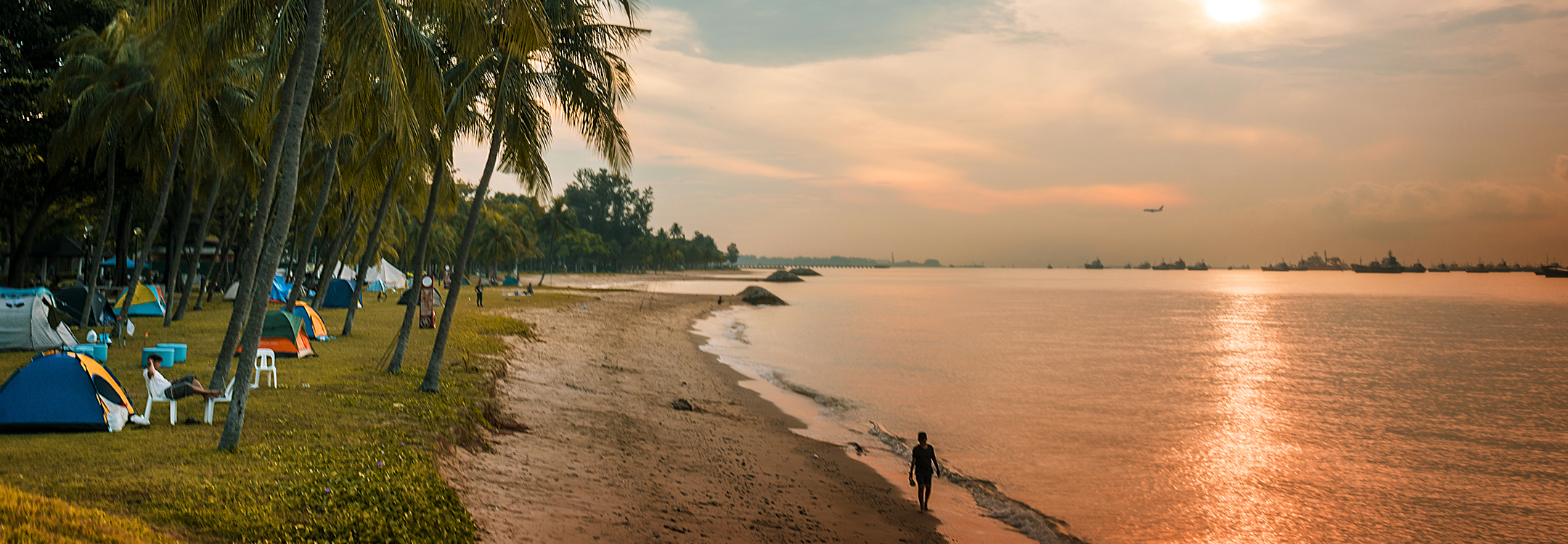 east coast park sunrise singapore