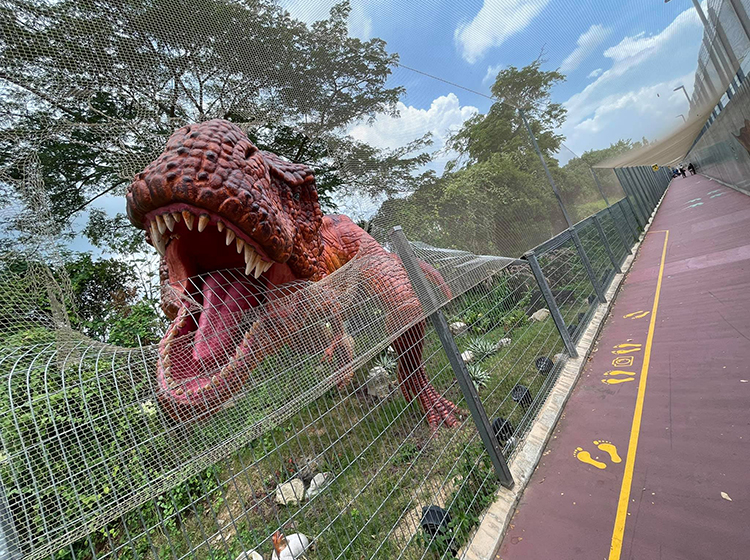 Imposing T-Rex at Jurassic Mile