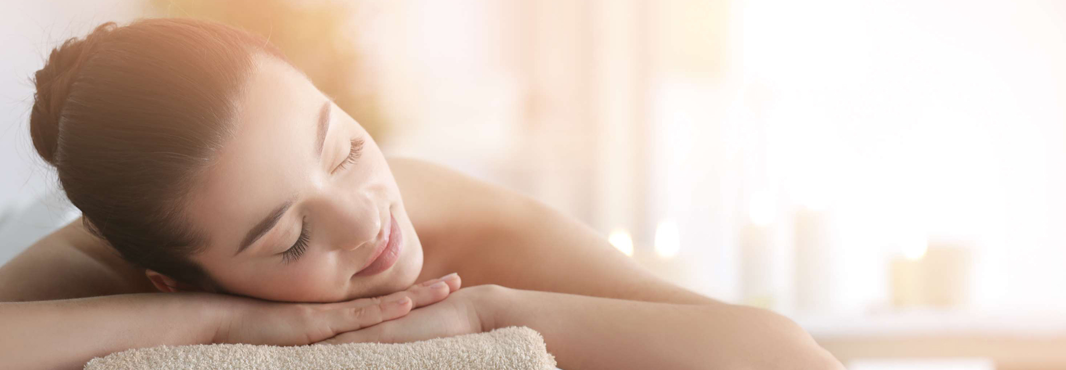 woman enjoying a spa session