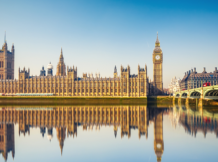 The Big Ben and Palace of Westminster