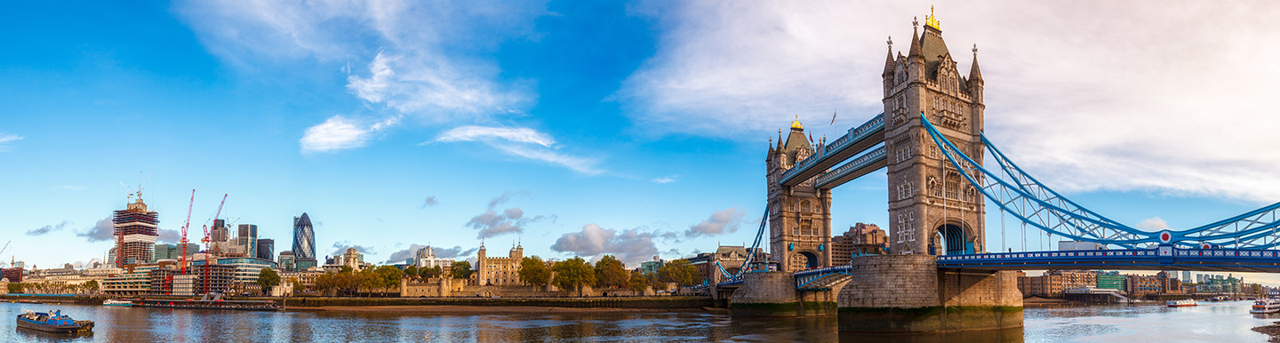panoramic London skyline