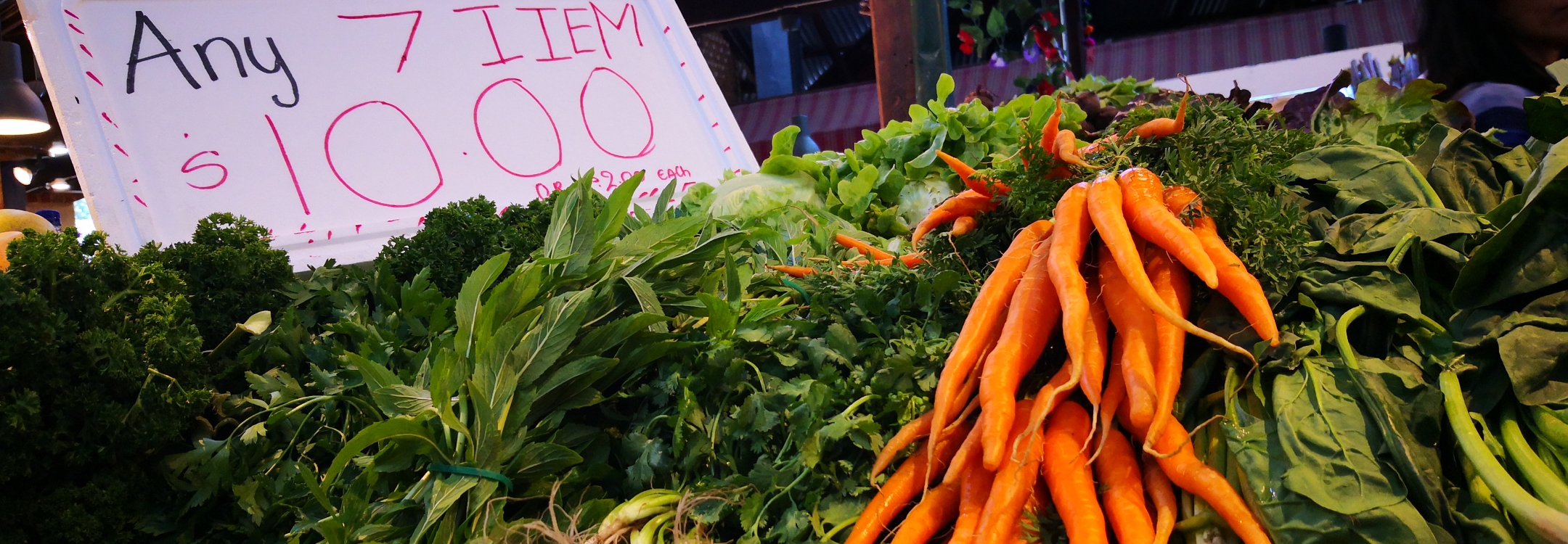 vegetables for sale