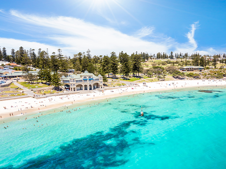 Cottesloe Beach in Perth