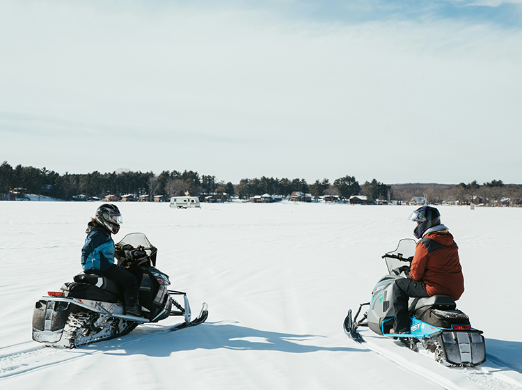 snowmobile activity in whistler