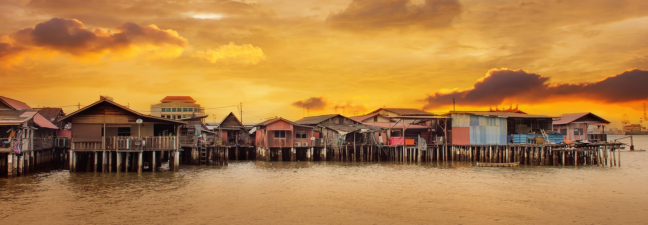 sunrise chew jetty penang malaysia