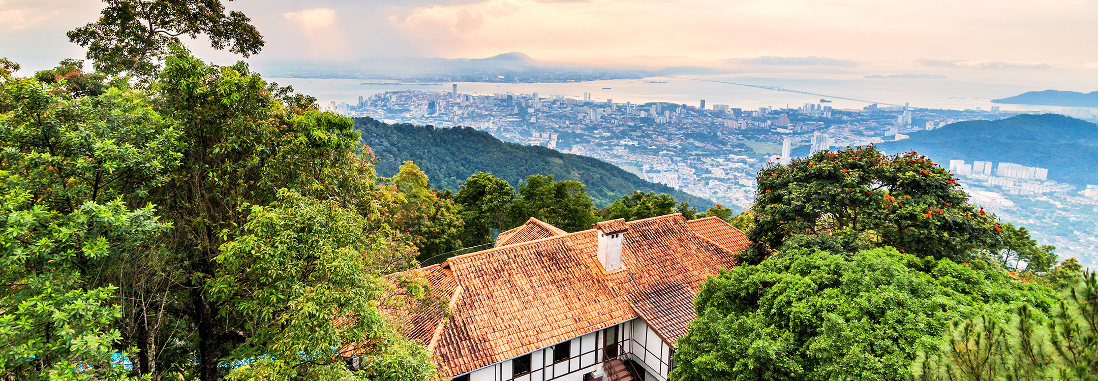 city view of george town penang