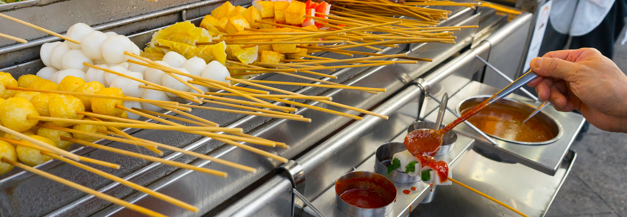 lok lok penang street food night market