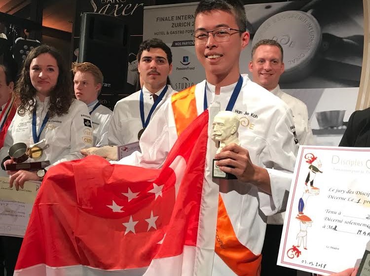 koh han jie wins young talent escoffier 2018
