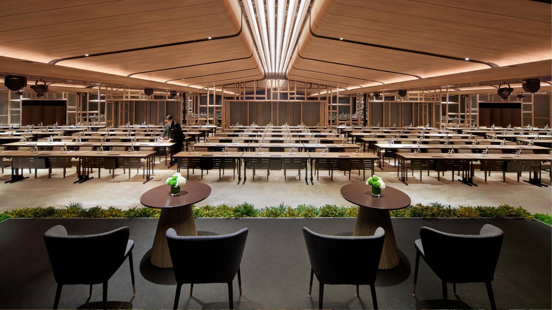 garden ballroom classroom setup