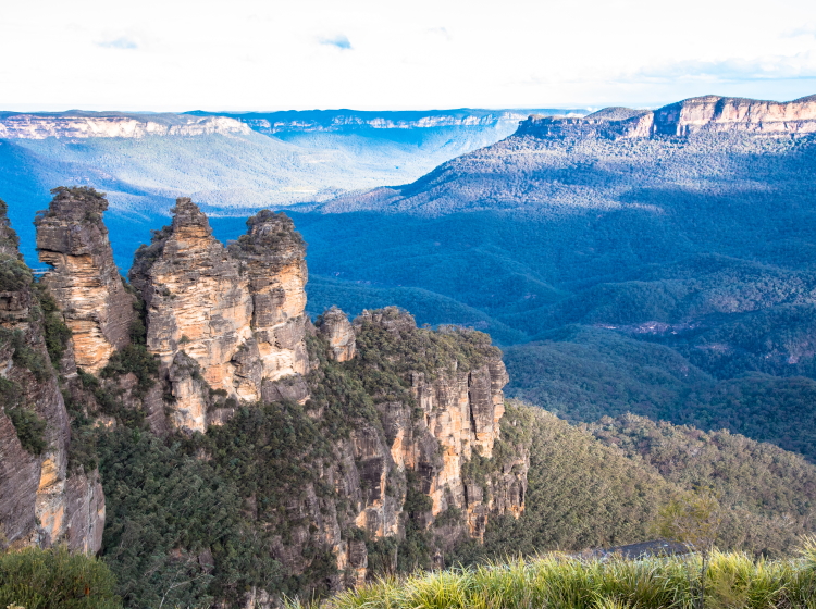 Three Sisters Rock Formation Blue Mountain