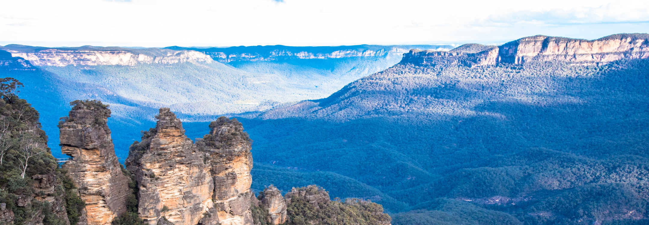 Three Sisters Rock Formation Blue Mountain
