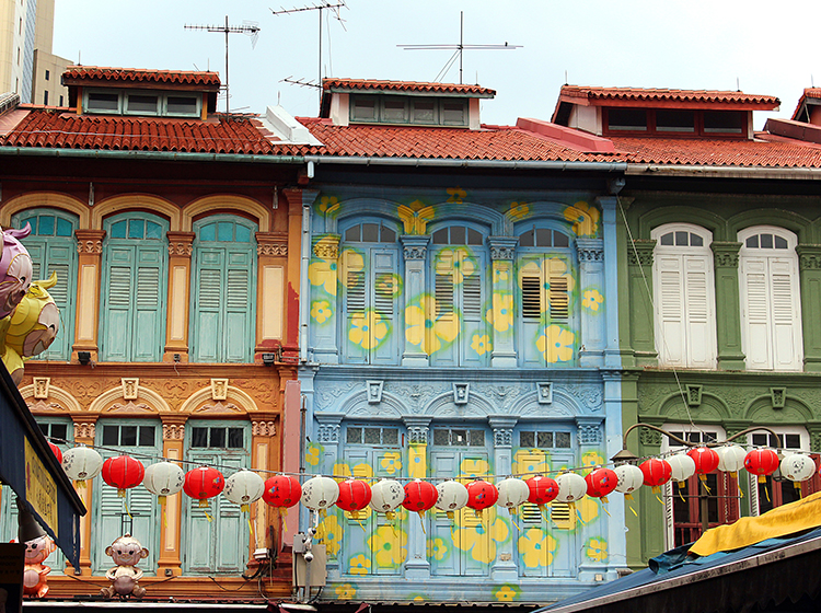colourful lanterns in Chinatown