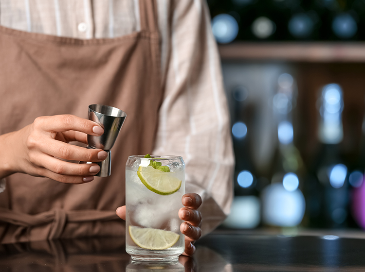 Making gin
