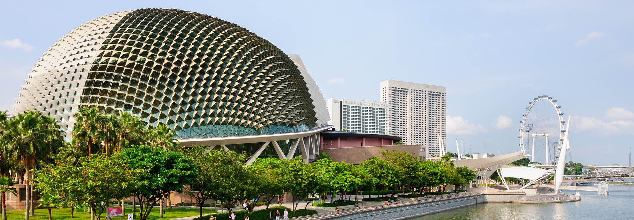 exterior of the Esplanade