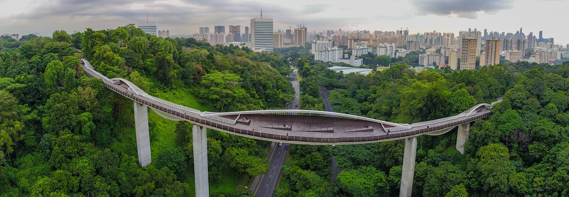 Aerial view of Henderson Waves