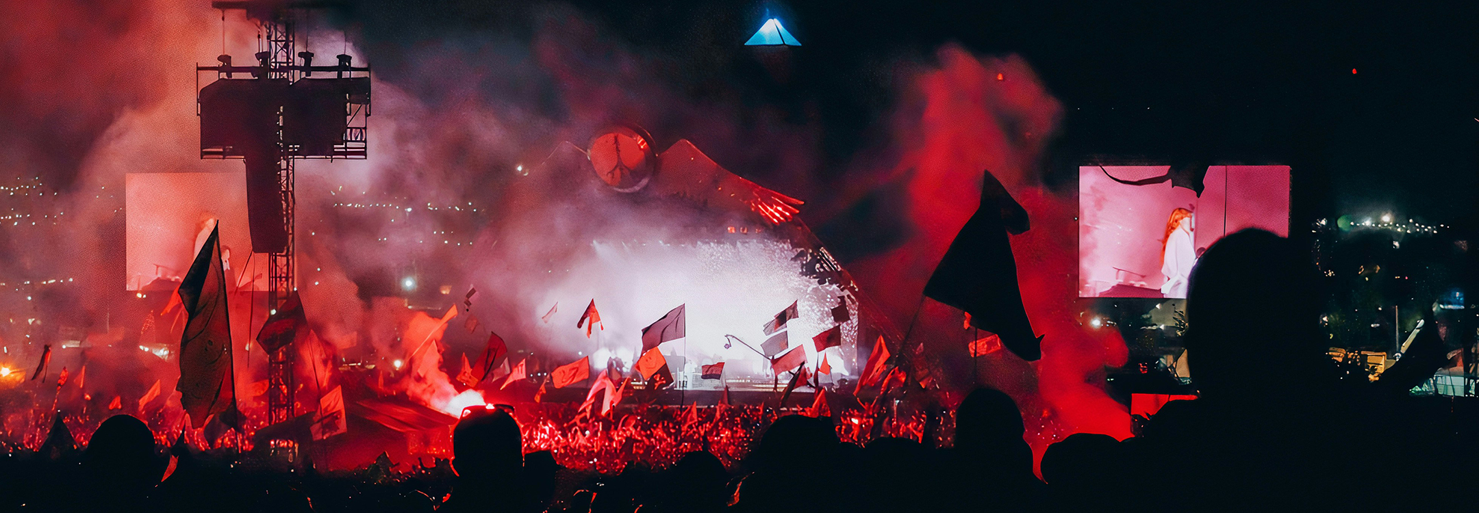 At the Glastonbury Festival Stage