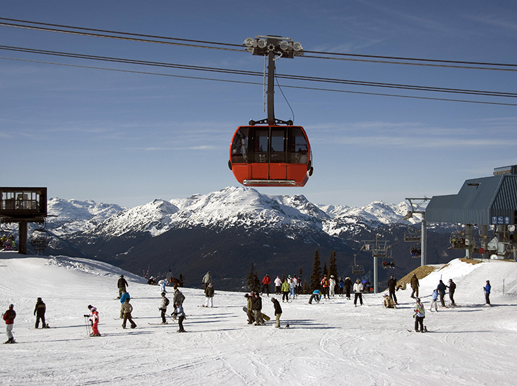 Skiing in Whistler