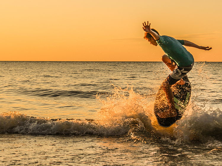 Skimboarding in Vancouver