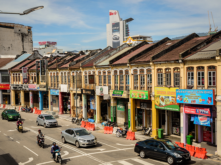 A street in George Town