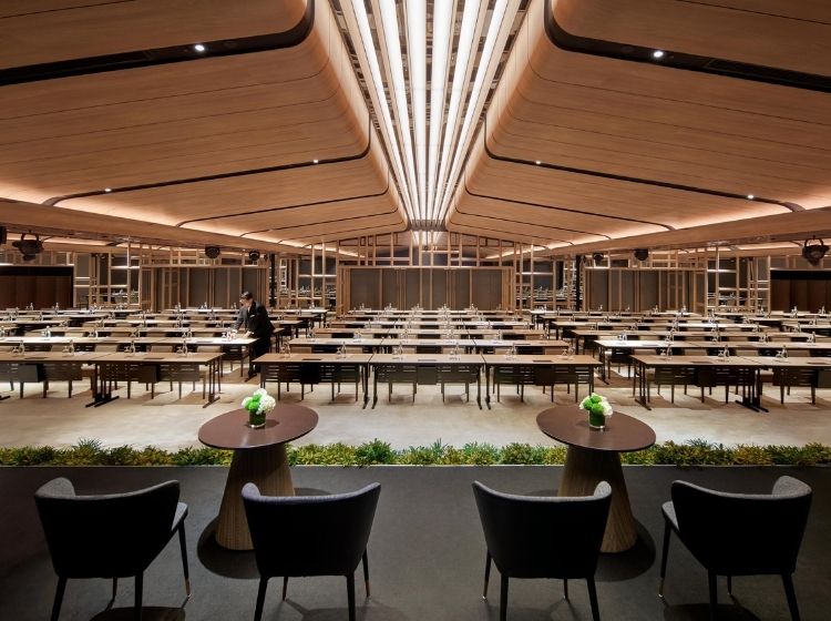 Garden Ballroom Classroom Setup
